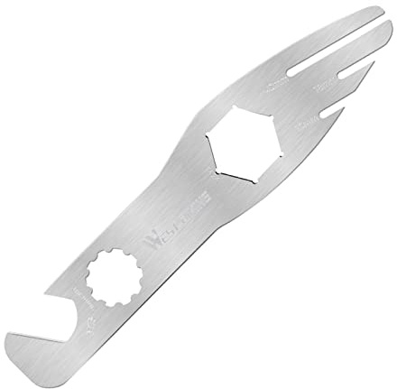 Perfeclan Bike Pedal Remover Wrench, Bottom Bracket Removal Tool Spanner, Cycling Disc Brake Rotor Tool Maintenance Equipment Parts