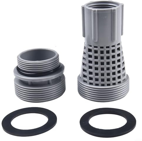 Sandfilter-Anschluss-Set 4K8001, Adapter-Kit für Intex Pools mit Dichtungen für zuverlässige Leistung