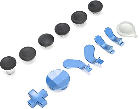 Generic Ensemble de Palettes de Boutons de Manette, Kit de Remplacement de Boutons de Manette de Jeu Confortable pour une Meilleure Expérience de Jeu pour One Series 2 (BLUE)