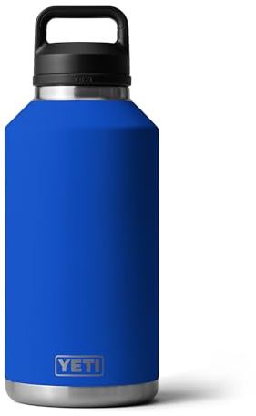 YETI Rambler 64 oz Bottle, Vacuum Insulated, Leakproof, Stainless Steel with Chug Cap, Royal Blue