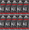 Areon X Auto Lufterfrischer Erdbeere Duft Schwarz Anhänger Aufhänger Spiegel Autoduft Pappe 2D ( Strawberry Set Pack x 10 )