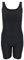Aquarti Costume da Bagno Intero con Pantaloncino da Donna, Nero/Cuciture Nero, 50