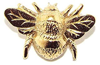 Westair Broche dorée en forme d'abeille (fabriquée au Royaume-Uni), Alliage plomb-étain