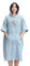 HOMELEVEL Poncho de bain - Peignoir de bain manches courtes avec capuche en coton pour enfants et ados - Pour sports aquatiques après douche plage