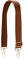 Allzedream Gurte für Crossbody Handtasche Riemen verstellbarer Ersatz Umhängetaschen Taschengurte Weiche Baumwolle (Braun)