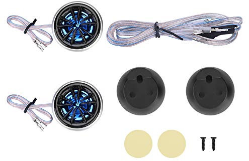 Aramox Car Tweeter Speaker, 1 Pair Car Sound Speaker System Music Player Audio Tweeters Super Power Loud Dome Tweeter 150W