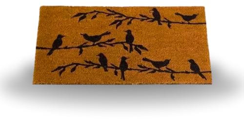 Garden Mile 75 x45cm Outdoor Door Mat Heavy Duty Coir Door Mats Outdoor Indoor Door Mat Non Slip Eco-Friendly Large Front Door Mats Outside Doormat Indoor Entrance Doormats