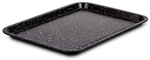 NAVA Backblech Ofenblech NATURE | 39x24,5 CM | mit Granitbeschichtung | Backform für Cookies Pommes Gemüse