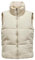 JACQUELINE de YONG JDY Damen Puffer Weste Wattierte Stepp Übergangsjacke ohne Ärmel Basic ohne Kapuze JDYNEWERICA, Farben:Creme, Größe:34