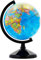 EXERZ 14cm Schülerglobus - Spanische Karte - Globus Bildung Drehbarer - Pädagogische/Geografische - Lehrmaterial Globen Politische Karte - Durchmesser 14cm