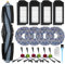 AiLomey Accessoires pour Ecovacs Deebot X1 Omni / X1 e Omni / X1 Turbo Aspirateur, 1 Brosse principale, 6 Brosses Latérales, 4 Serpillière, 4 Filtres, 2 Brosse de Nettoyage
