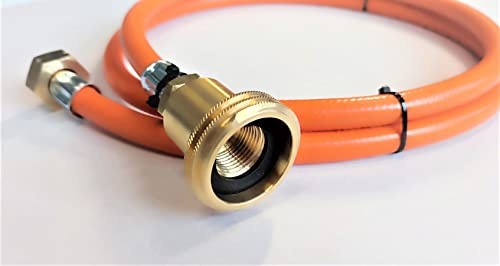 ZaTeChS Propan Butan Gasschlauch Tankadapter Acme (Europe) 100cm (1m) | Ø9mm | 21.8 - ACME Fülladapter | Propangasschlauch | LPG Autogas | Euronozzle | Gas Hose für Autogasfahrzeuge, Camping
