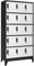 ZEYUAN Schließfachschrank, Wertfachschrank, Schließfächer, Metallschrank, Personalschrank, Spind Schrank, Stahlspind, Self-Storage-schließfach, Metallspind, Anthrazit und Weiß 90x40x180 cm Stahl