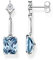 Thomas Sabo Damen Ohrringe aus Sterling-Silber mit Zirkonia-Steinen in Blau und Weiß, H2177-059-1