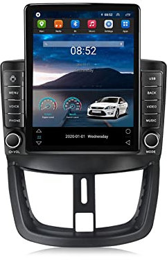 Android 11 Double Din Car Stereo Head unit For Peugeot 207 2006-2015 9.7 Inch Touchscreen Bluetooth Car Stereo with USB Support Mirror Link/SWC Reverse Camera (Color : TS800 4G+WIFI 8-Core 8G 128G)