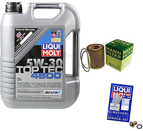 Inspektionspaket 5L LIQUI MOLY 5W-30 für 9-5 Kombi Astra H Kasten Zafira B