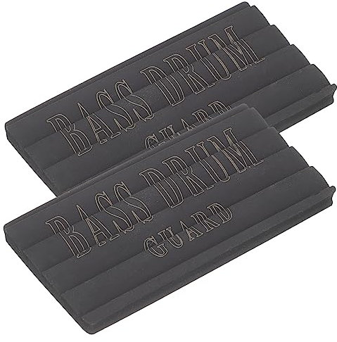 WHAMVOX 2stücke Drum Hoop Guard Praktische Rutschfeste Gummischutzunterlage Für Schlagzeug Stabilisierung Und Vermeidung Von Beim Musizieren