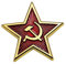 Roter Stern Hammer Sichel kommunist ische Abzeichen Mode Freiheit Gleichheit Pin russische Geschenke Sowjetunion Broschen für Frauen Männer
