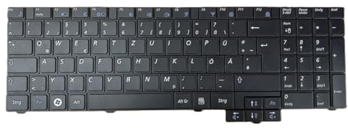 T-ProTek Schwarz - Deutsche Tastatur kompatibel für Samsung X520-Aura SU2700 Addi