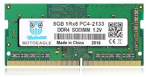8GB 1RX8 DDR4 2133 MHz SODIMM PC4-17000 (PC4-2133P) CL15 Nicht-ECC Laptop RAM Arbeitsspeicher