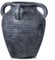 Oairse Handmade Flower Vase 25CM Tall Terracotta Vase Vintage Ceramic Vases for Flowers Rustic Antique Decor with 4 Handles Wide Mouth Matte Finish for Home Office Resto Café Decoration