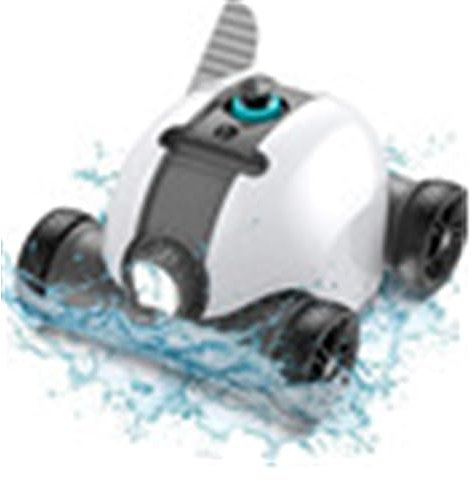 OTENC Aspirapolvere per Piscina, Accessori for Piscine Aspirapolvere Robotizzato Senza Fili Ricaricabile for Piscina Fuori Terra per Piscine Piane Fuori Terra/interrate