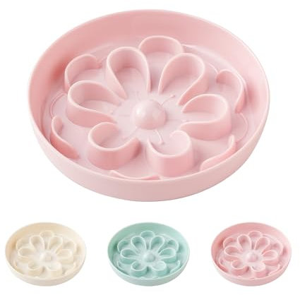 Gamelle à alimentation lente pour chat – Mélamine pour aliments secs et humides – Joli labyrinthe – Assiette interactive amusante adaptée aux fouets – Passe au lave-vaisselle