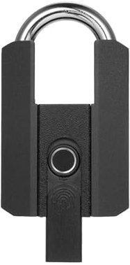 Smart Lock, Rechargeable Smart Padlock Smart Locks for Front Door Smart Door Lock with 50 Fingerprint Storage + 2 Mechanical Keys Electronic Lock