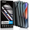 AYWLPP Privacy Screen Protector for iPhone 13 Pro Max/14 Plus Accessories, Anti-Spy Tempered Glass Film, Ultra Durable 9H Hardness, Anti-Scratch, Bubble-Free, Easy Installation, 3-Pack Each