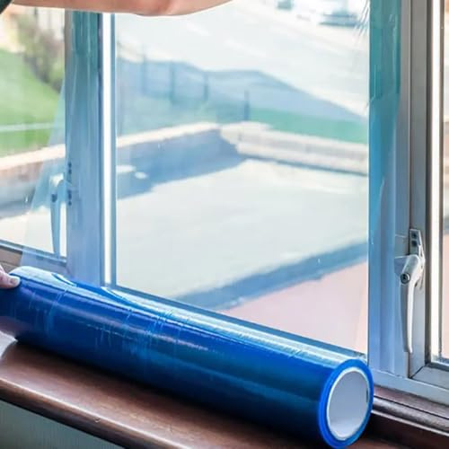 Proteplas Film Protector Autoadhesivo 100m x 50cm Protección Hidrófugos | Film protector autoadhesivo impermeable. Reposicionable. Protege suelos y obras de manchas, pintura y humedad.