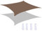 Tenda a vela rettangolare impermeabile per piscine e patio, 4 x 6 m, 95% protezione UV