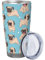 Xinvast Pug Coffee Tumbler Vacuum Insulated Water Bottle Stainless Steel Insulated Bottle Travel Mug for Friends 20 Oz