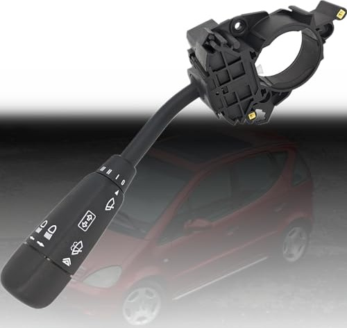Interruttore Devioluce Devio Luci Comando Tergicristallo Piantone Dello Sterzo Compatibile con Mercedes-Benz A-Klasse W168 1997-2004 A1685450110 1685450110