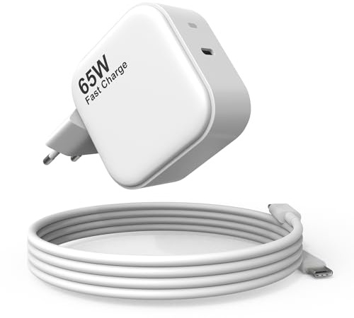 Jippofu Ladegerät USB C 65W Netzteil für Asus Zenbook Vivobook Ladekabel | für Asus Zenbook S Flip Duo Fold 13 14 15 16 17 S13 S14 S16 A14 ExpertBook B1 B2 B3 B5 B7 L2 BM1 Laptop Charger Adapter