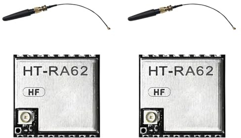 Aboiled 2X HT-RA62 LoRa Series Module with Antenna 868-915MHz SX1262 Low Power Consumption Spread Spectrum Communication Module