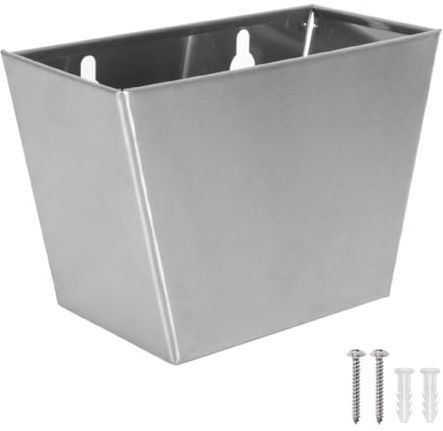Alide Beer Bottle Cap Catcher Wall Mounted Bottle Top Bucket Stainless Steel Bottles Cap Storage Box