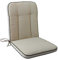 OUTLIV. Polsterauflage für MBM Romeo/Rosanna Gartenstuhl Niederlehnerauflage, wasserabweisend und pflegeleicht, 40x90 cm Sitz- Rückenkissen in Beige