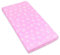 Amilian Spannbettlaken Spannbetttuch für Babybett Kinderbett 60x120 cm, 70x140 cm, 100% Baumwolle, fürs Baby, Baby Bettwäsche Größe: 140x70 cm, Muster: Herzen Rosa