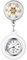 Avaner Schwesteruhr Analog Quarzwerk Pflegeruhr Ansteckuhr mit Clip Hanging Medical Taschenuhr FOB-Uhr Smiley-Herzform für Damen Krankenschwester Arzt Doktor (Typ1)