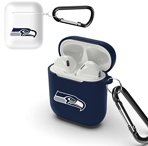 Prime Brands Group NFL Seattle Seahawks Schutzhülle für Apple Airpods – 2 Stück
