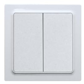 Eltako FoH-Funktaster, reinweiß glänzend E-Design55 FT55EH-wg
