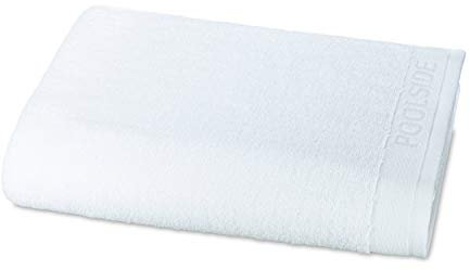 MÖVE Poolside Duschtuch 80 x 150 cm, Handtuch - Made in Germany, 100% Baumwolle, Snow (Weiß)