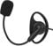 DAUERHAFT Motorcycle Stereo Headset, 3.5mm Ear Hook Two Way Radio Earpiece, Black, Bluetooth 5.0, Up to 500m Range, For V6 V4 Motorcycle Intercom