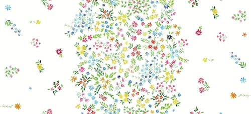 d-c-fix Wachstuchtischdecke Liliana 1,40 m x 1,80 m | Tischtuch im Vintage-Stil für den Küchen-, Ess- oder Gartentisch – lebensmittelecht, abwaschbar & wasserdicht
