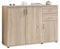 Stella Trading BOBBY Kommode in Eiche Sonoma Optik - Modernes Sideboard mit viel Stauraum für Ihren Wohnbereich - 120 x 82 x 35 cm (B/H/T)