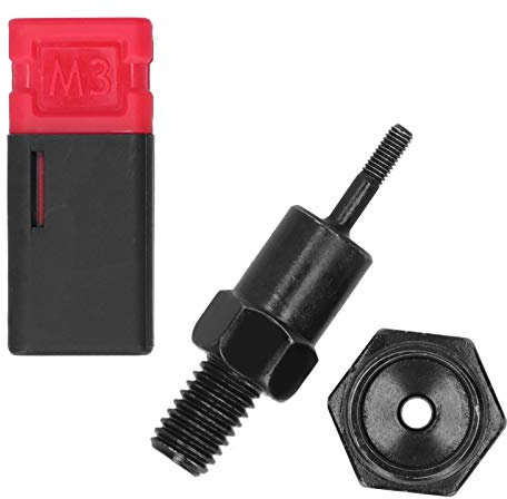 Nut Rivet Guns Tips, M3 Manual Nut Rivet Guns Head Tips Mandrel and Nose Piece Replacement for Hand Nut Rivet Gun Accessories, M3 Riveter Tip Spare Part