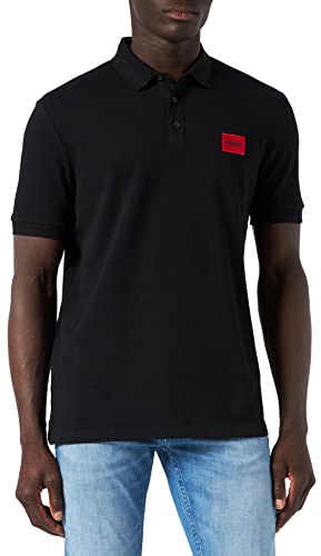 HUGO Dereso222 Polo, Black001, XS Homme