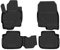 WALSER XTR Gummi Fussmatten Auto für Mitsubishi Colt 6 10/2002-Facelift 2008, 100% passgenaue Auto Fußmatten, robuste Universal Fußmatte Auto, Gummimatten Auto, Auto Fussmatten Gummi