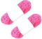 Alephnull Skate Hockey Schnürsenkel Inline Hockey Schnürsenkel gewachst Hockey Schnürsenkel für Schlittschuhlaufen Anti-Bruch 2 Paar (Rosa, 240cm)