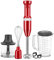 KitchenAid Hand Blender with Accessories - Empire Red